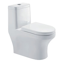 Bathx Albus Super-Swirling Siphonic 
One-Piece Toilet